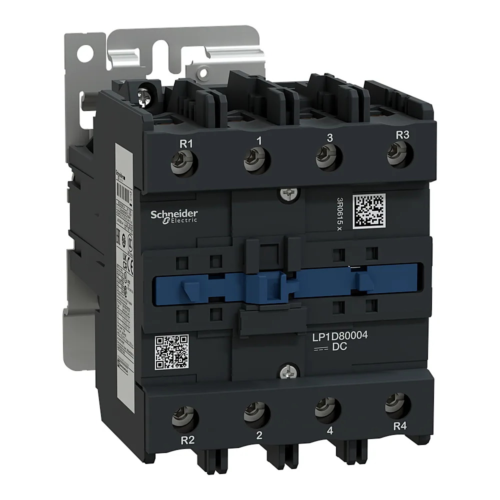 Контактор TeSys Deca 4P 4NO 125 А AC-1 котушка 24 В DC Schneider Electric LP1D80004BD