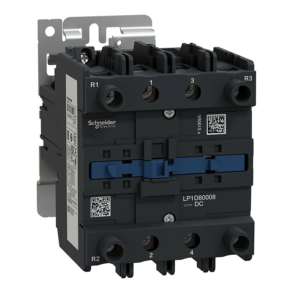 Контактор TeSys Deca 4P 2NO+2NC 125 А AC-1 котушка 24 В DC Schneider Electric LP1D80008BD