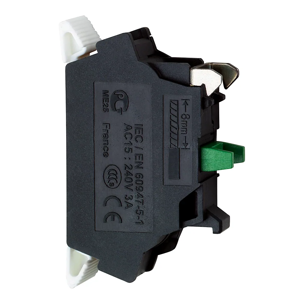 Блок-контакт 1NO з пружинним затискачем Schneider Electric ZBE1015