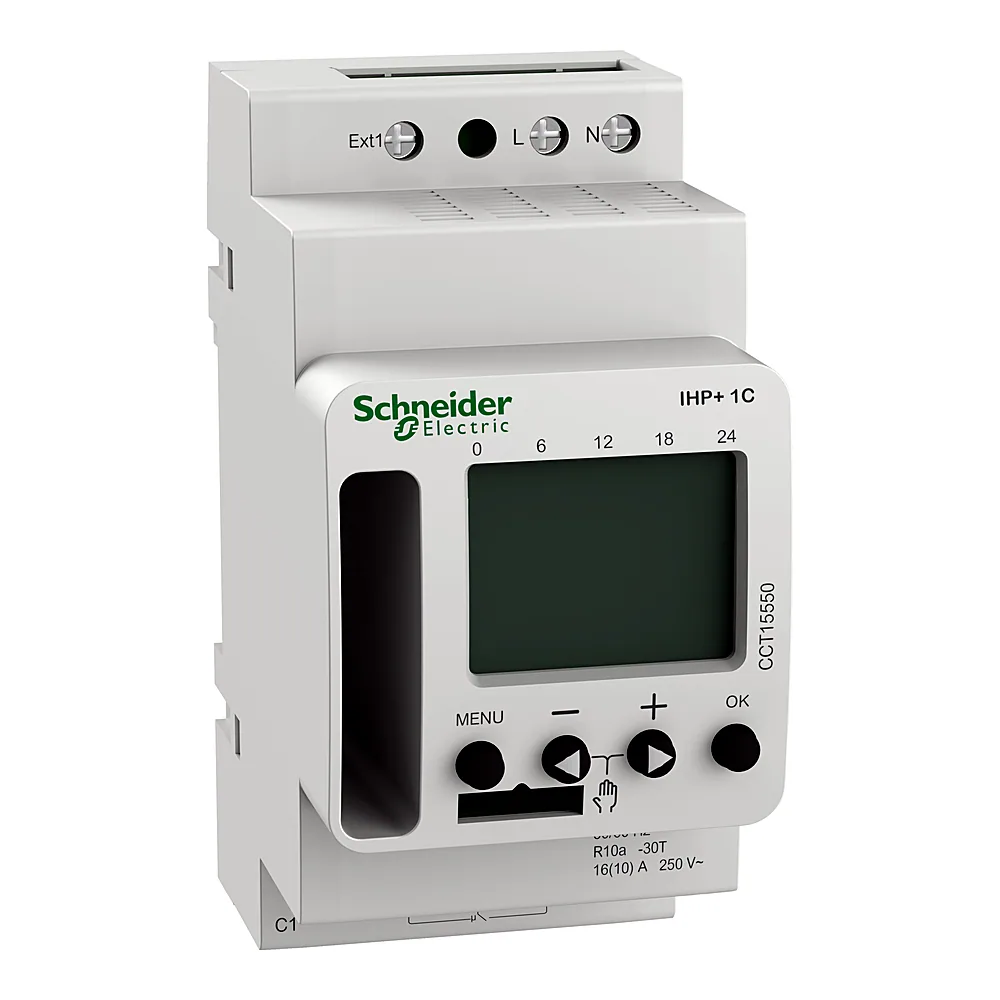 Реле часу Acti9 IHP Smart програмоване 1 канал з Bluetooth опційно Schneider Electric CCT15550