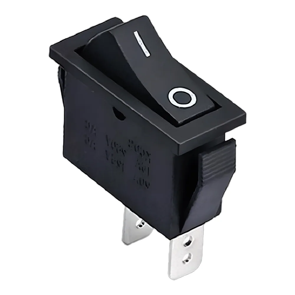 Перемикач KCD3-111 B/B Перемикач 1 клав чорний без фіксації TECHNO SYSTEM TNSy5500854
