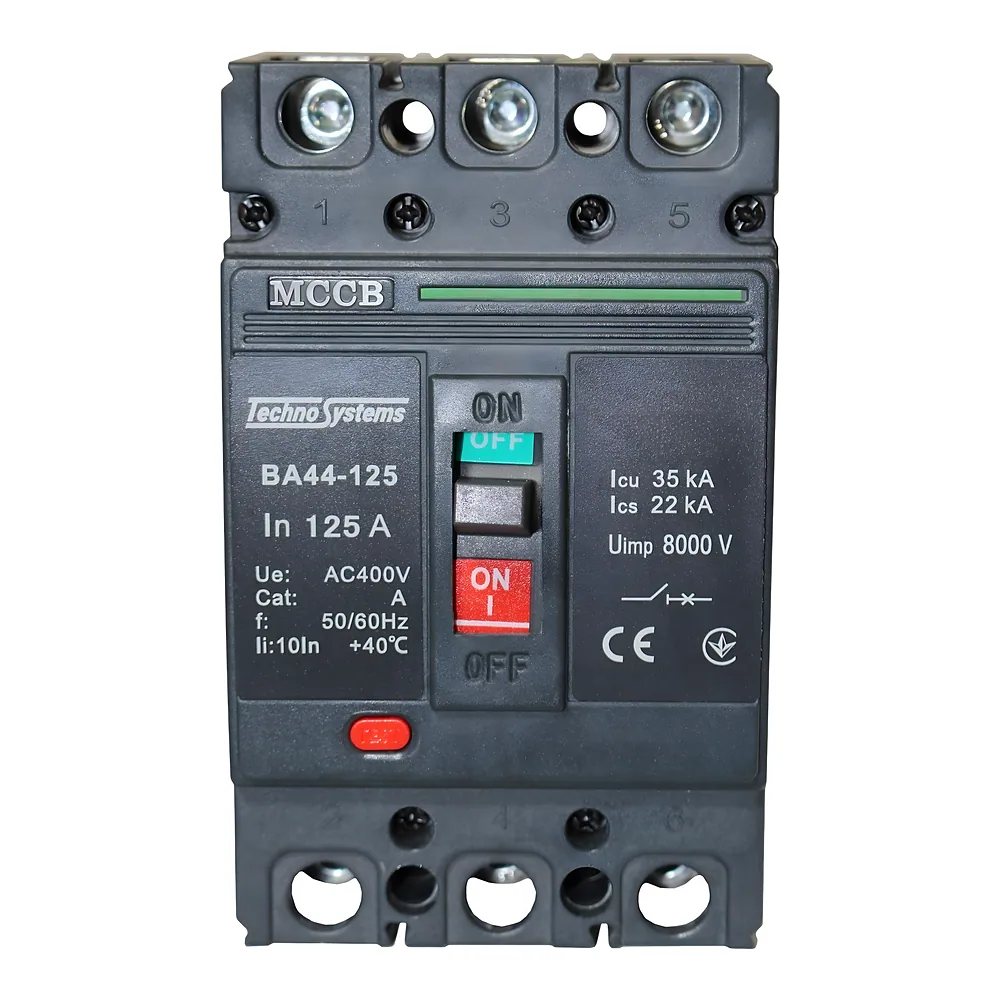 Автоматичний вимикач ВА44-125 3P 125 А 35кА TECHNO SYSTEM TNSy5506729