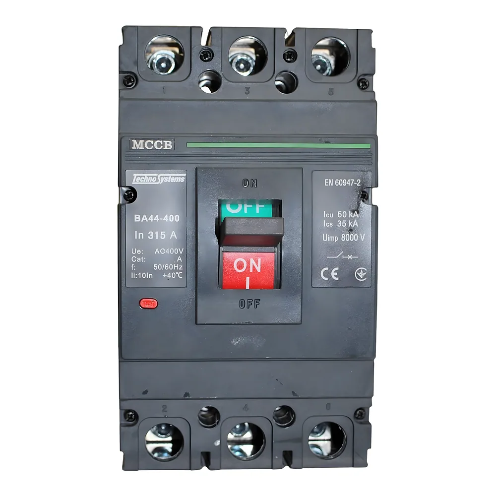 Автоматичний вимикач ВА44-400 3P 315 А 50кА TECHNO SYSTEM TNSy5506735