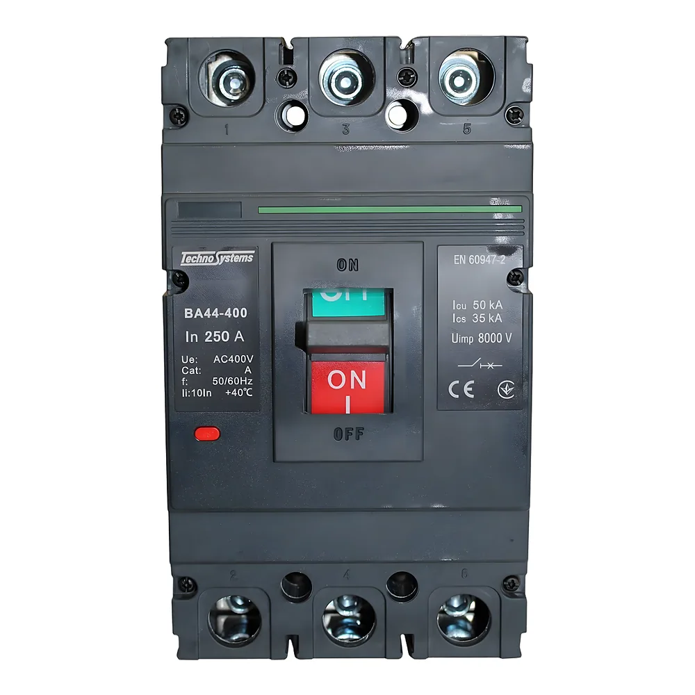 Автоматичний вимикач ВА44-400 3P 250 А 50кА TECHNO SYSTEM TNSy5506734