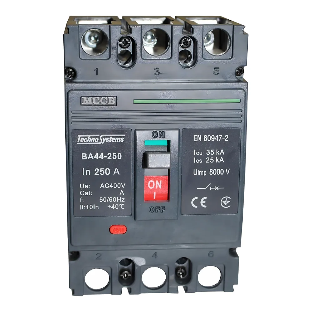 Автоматичний вимикач ВА44-250 3P 250 А 35кА TECHNO SYSTEM TNSy5506733