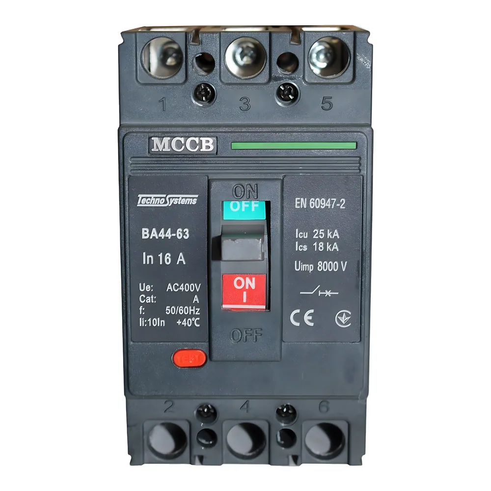 Автоматичний вимикач ВА44-63 3P 16 А 25кА TECHNO SYSTEM TNSy5506715