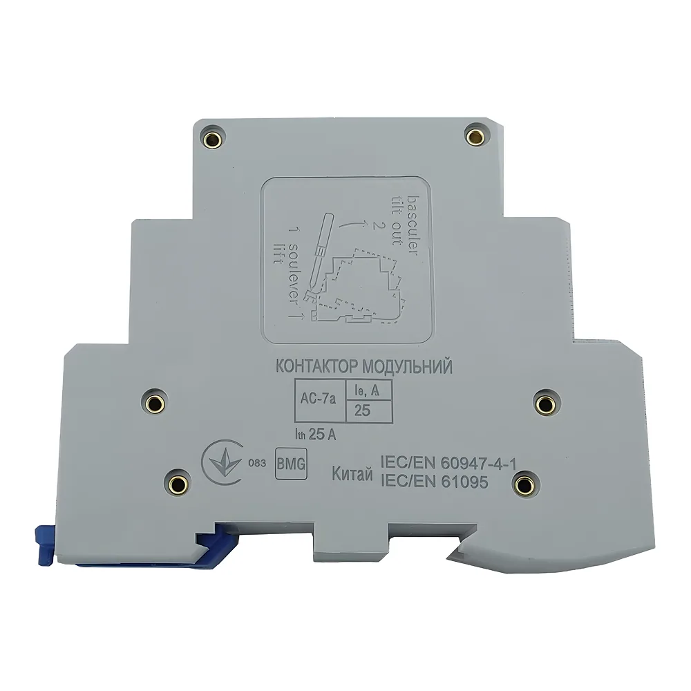 Модульний контактор КМ-1-25-01 230AC 1NC 1P 1 модуль TECHNO SYSTEM TNSy5503794