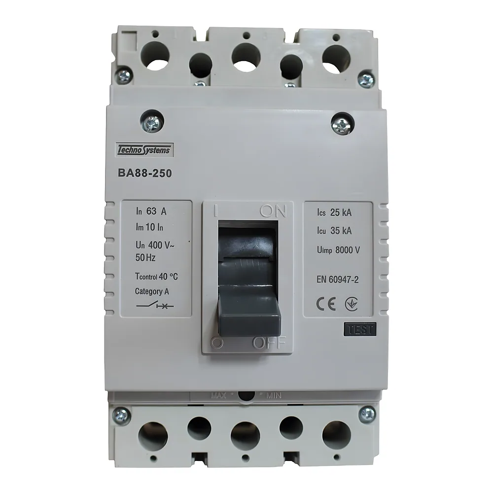 Автоматичний вимикач ВА88-250 3P 63 А 35кА TECHNO SYSTEM TNSy5505237