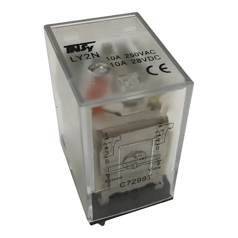 Проміжне реле РП32-LY2 10 А 220АС LED 2p TECHNO SYSTEM TNSy5505052