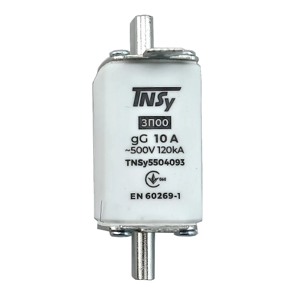 Запобіжник ЗП00 габарит 00 10 А TECHNO SYSTEM TNSy5504093