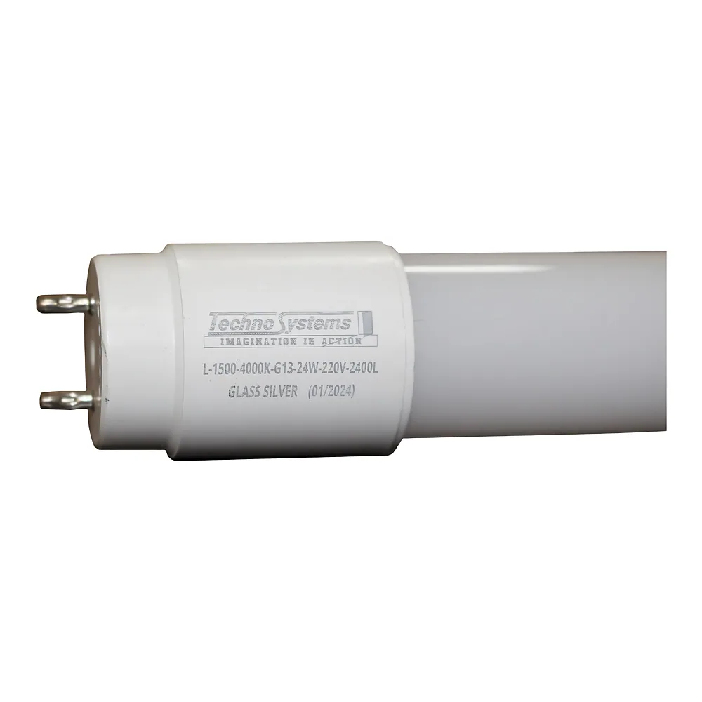 Світлодіодна лампа трубчаcта LED-L-1500-4000K-G13-24w-220V-2400L GLASS SILVER TECHNO SYSTEM TNSy5000553