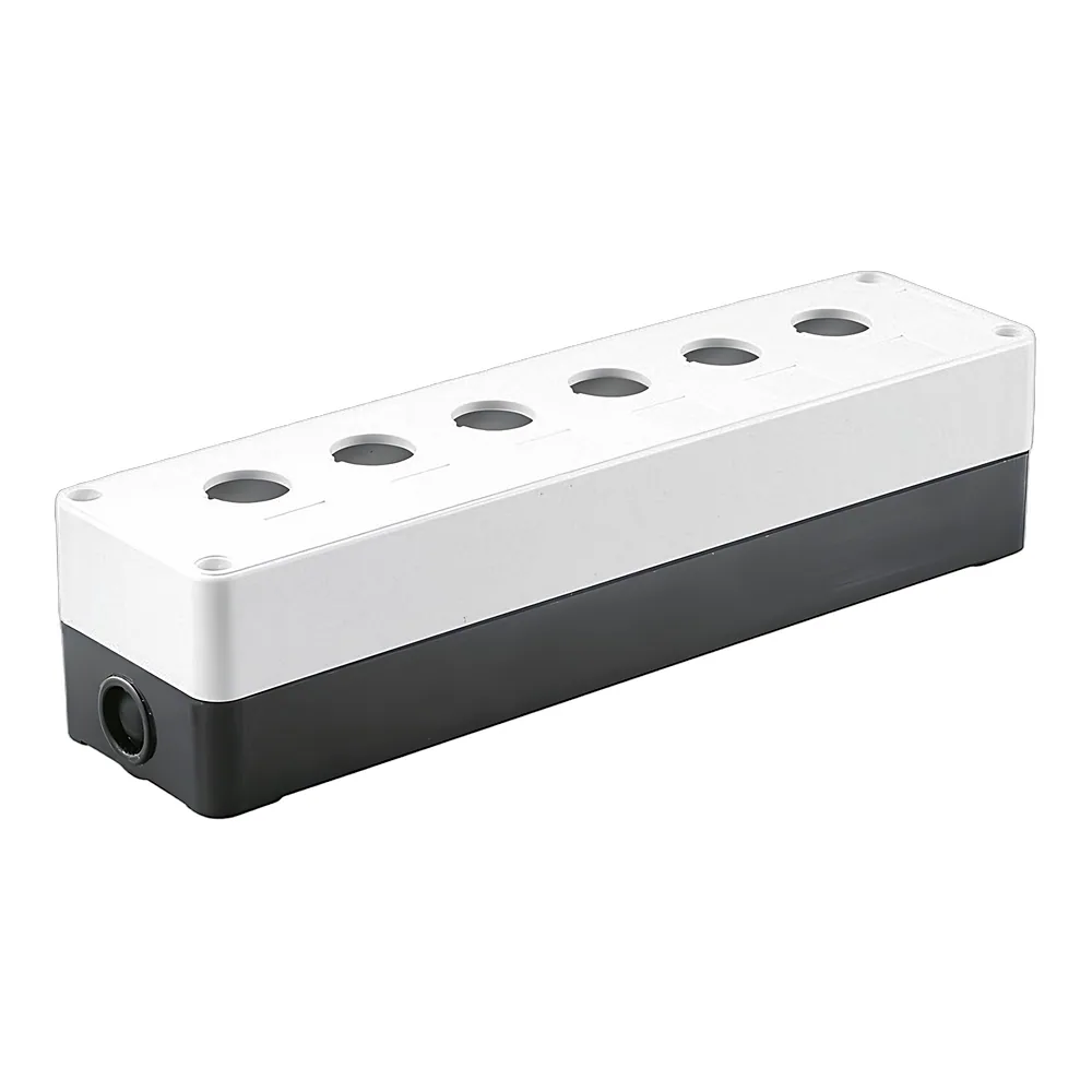 Корпус КП106 для кнопок 6 місця біла TECHNO SYSTEM TNSy5500301/1