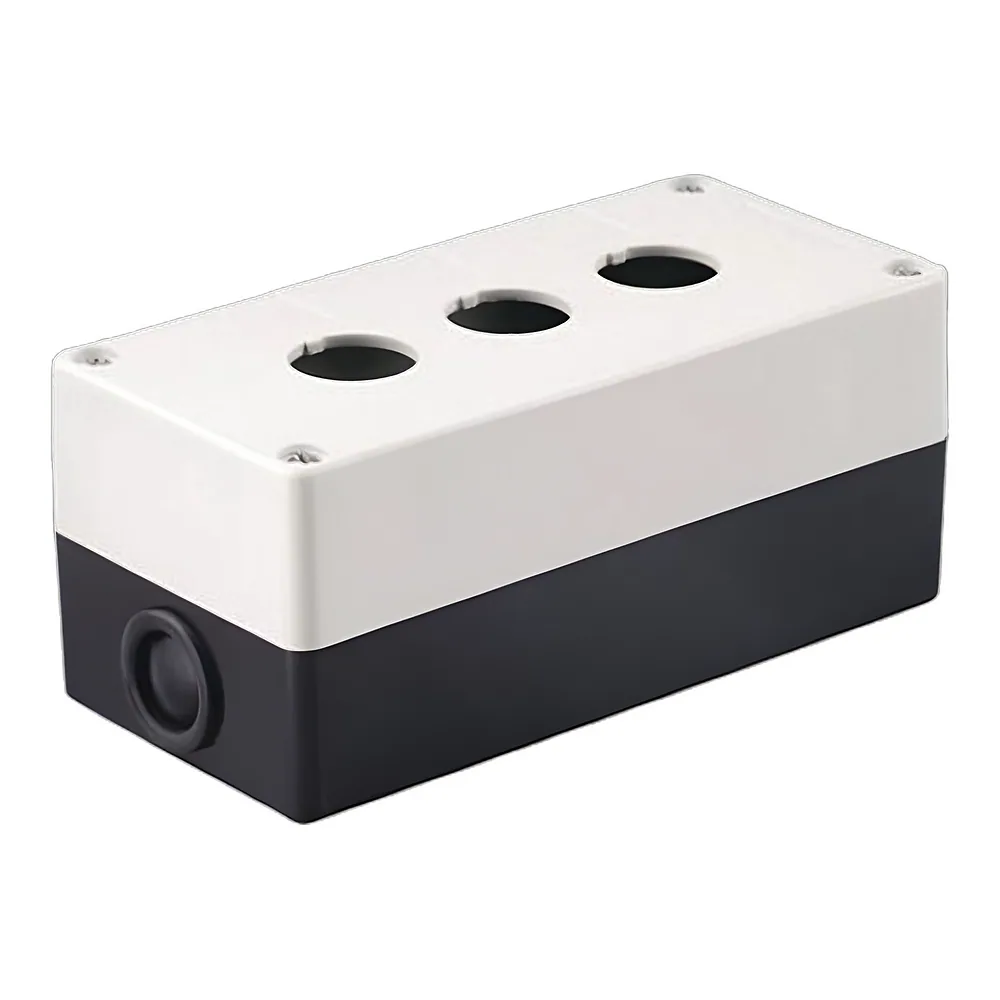 Корпус КП103 для кнопок 3 місця біла TECHNO SYSTEM TNSy5500299/1