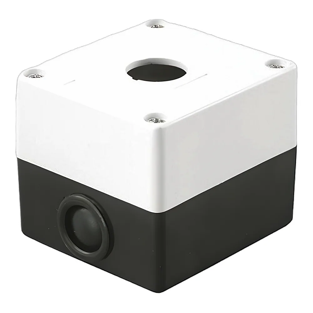 Корпус КП101 для кнопок 1 місце біла TECHNO SYSTEM TNSy5500297/1