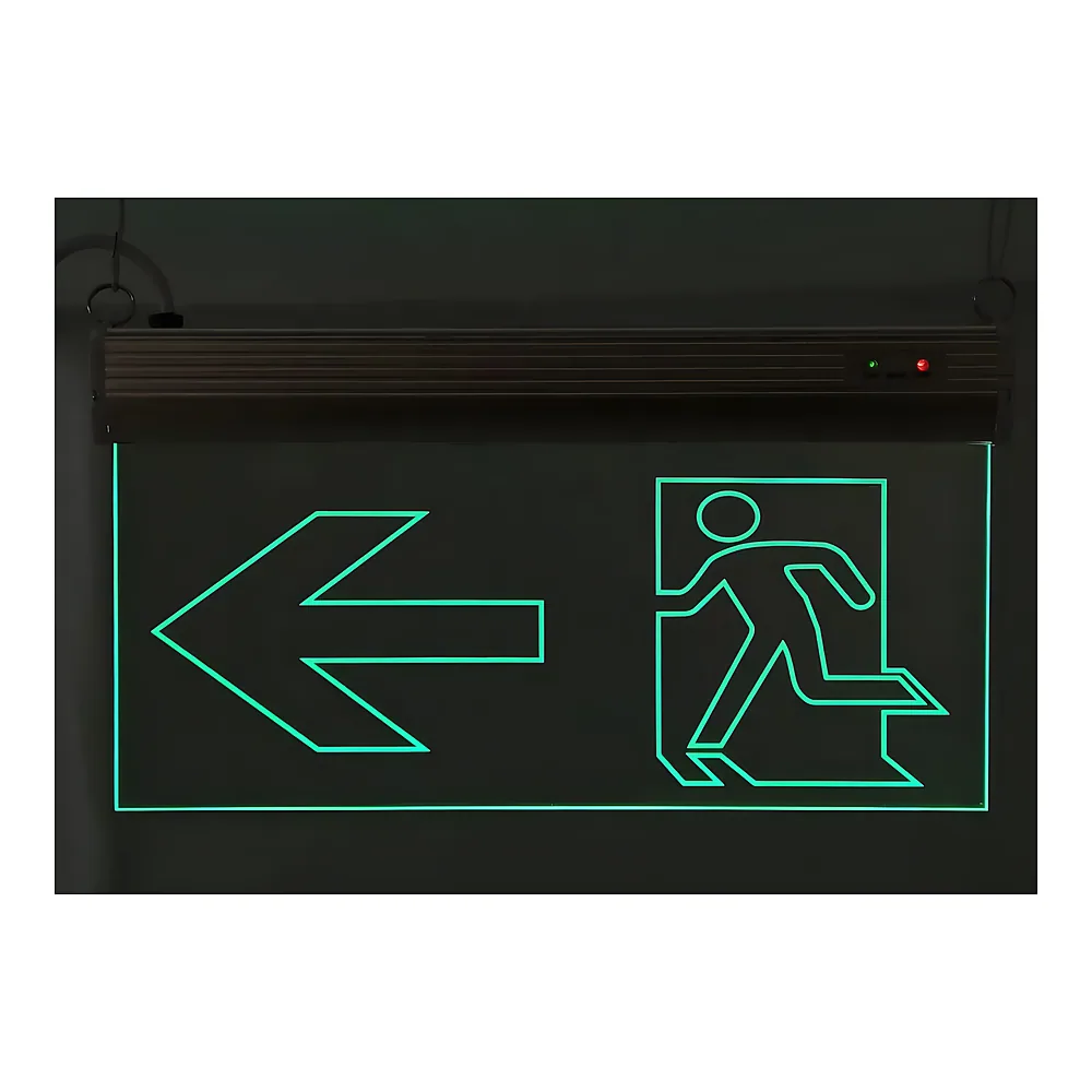 Світильник евакуаційний S503 ACRYLIC LED 3 Вт GRAVING «Вказівник двері ліворуч» TECHNO SYSTEM TNSy5000496