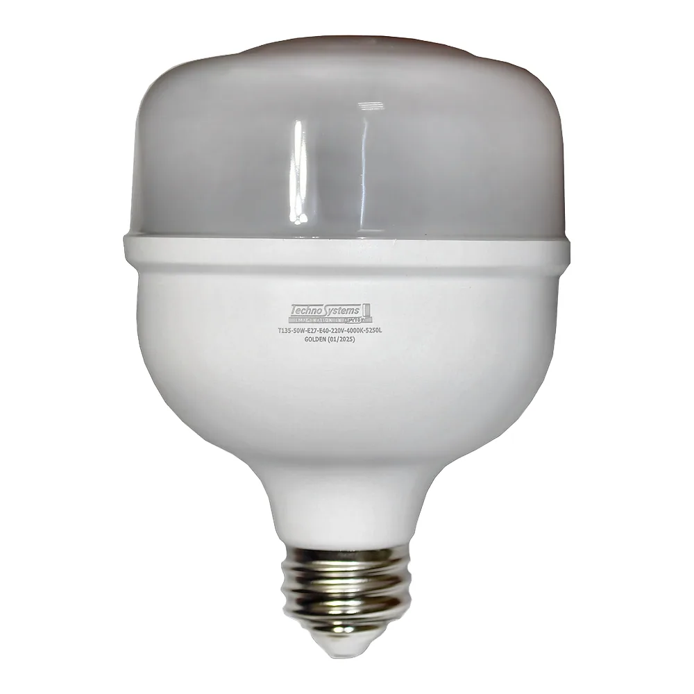 Світлодіодна лампа LED Bulb-T140-50W-E27-E40-220V-4000K-5250L GOLDEN BULB TECHNO SYSTEM TNSy5000261