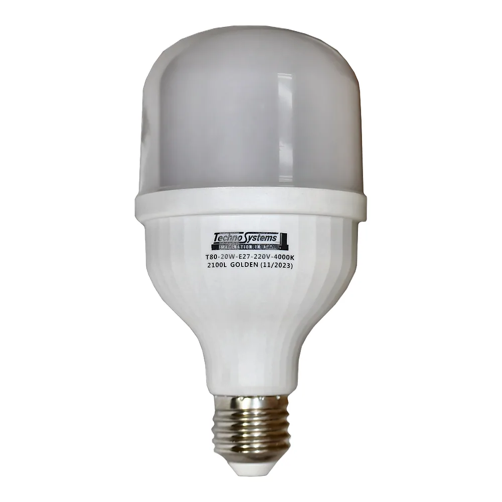 Світлодіодна лампа LED Bulb-T80-20W-E27-220V-4000K-1800L ICCD BULB TECHNO SYSTEM TNSy5000258