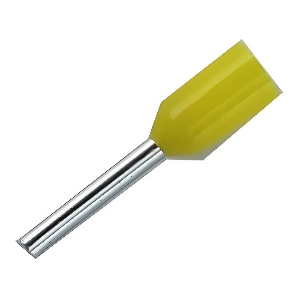Наконечник гільза Е0508 0,5 мм² жовтий TECHNO SYSTEM TNSy5502582