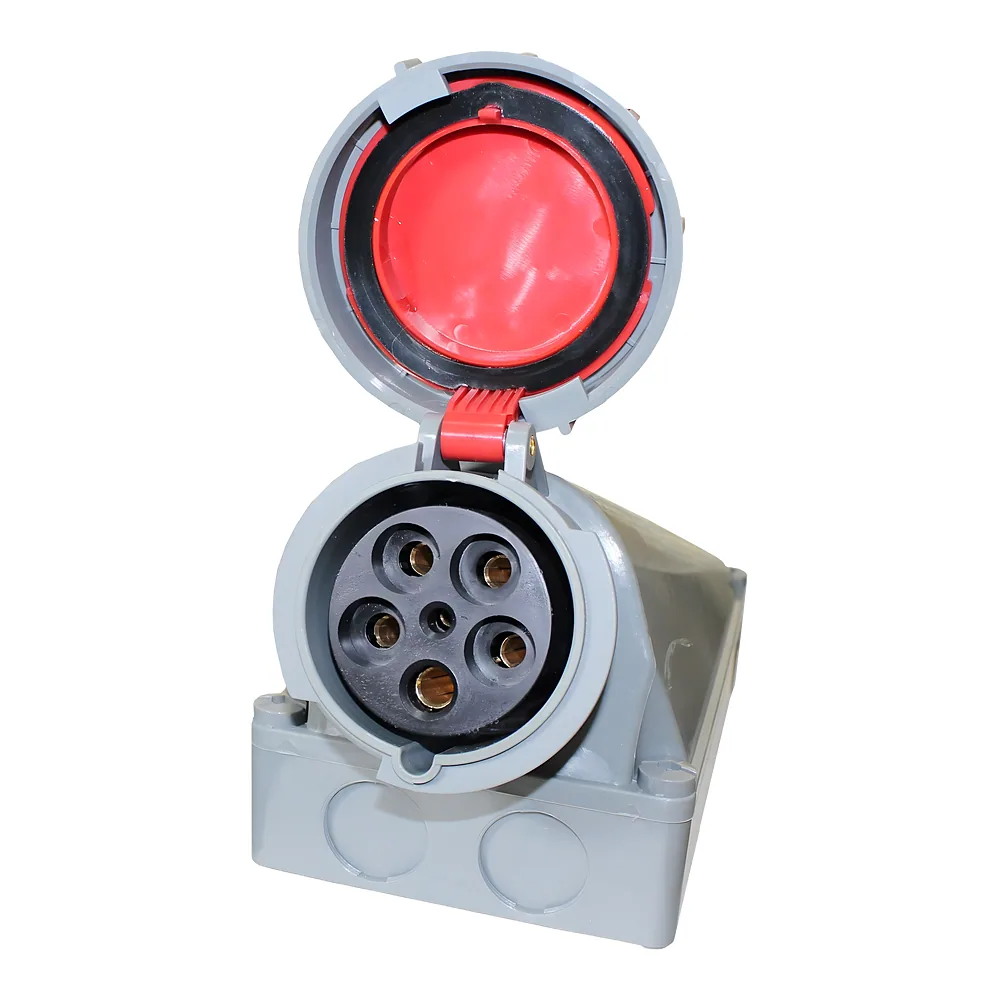Розетка 1452 PRO стаціонарна 3P+PЕ+N 125 А 380 В IP67 TECHNO SYSTEM TNSy5502495