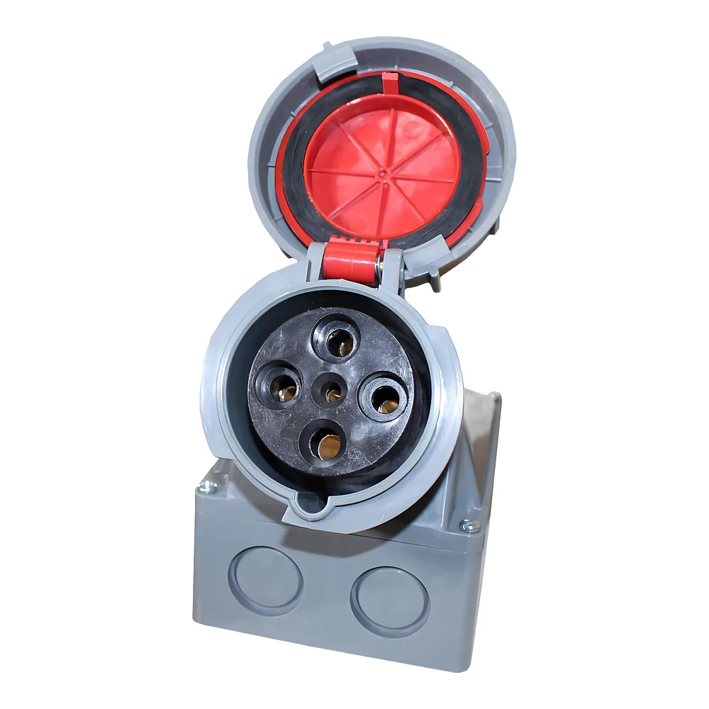 Розетка 1342 PRO стаціонарна 3P+PЕ 63 А 380 В IP67 TECHNO SYSTEM TNSy5502493