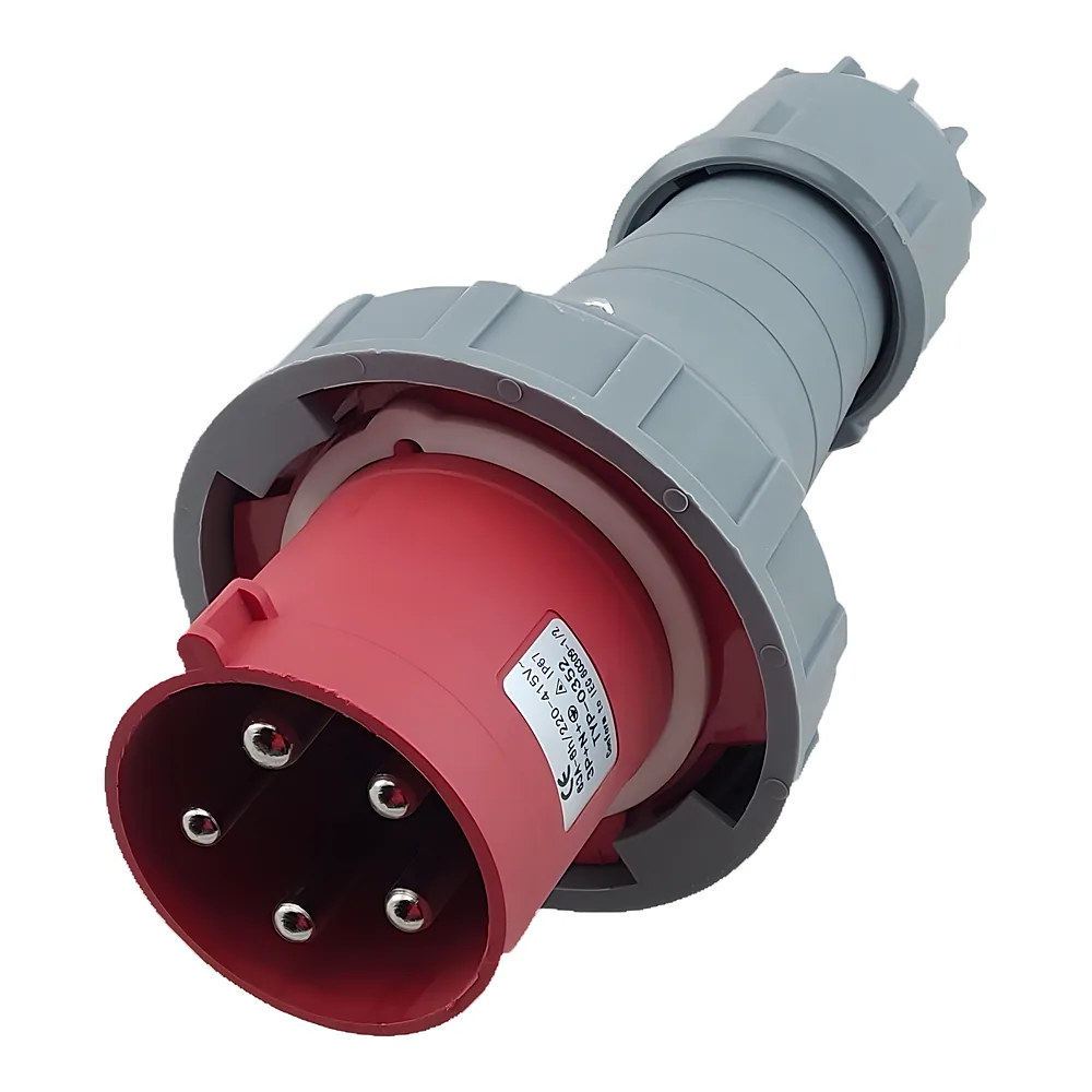Вилка 0352 PRO 3P+PЕ+N 63 А 380 В IP67 TECHNO SYSTEM TNSy5502491