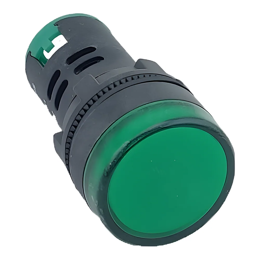 Лампа AD22DS d22mm 110 В AC/DC зелений TECHNO SYSTEM TNSy5502211
