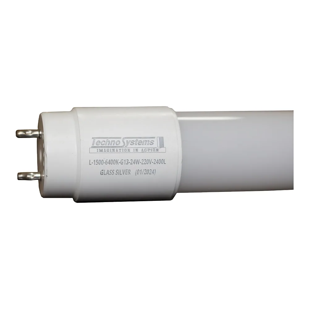 Світлодіодна лампа трубчаcта LED-L-1500-6400K-G13-24w-220V-2400L GLASS SILVER TECHNO SYSTEM TNSy5000223