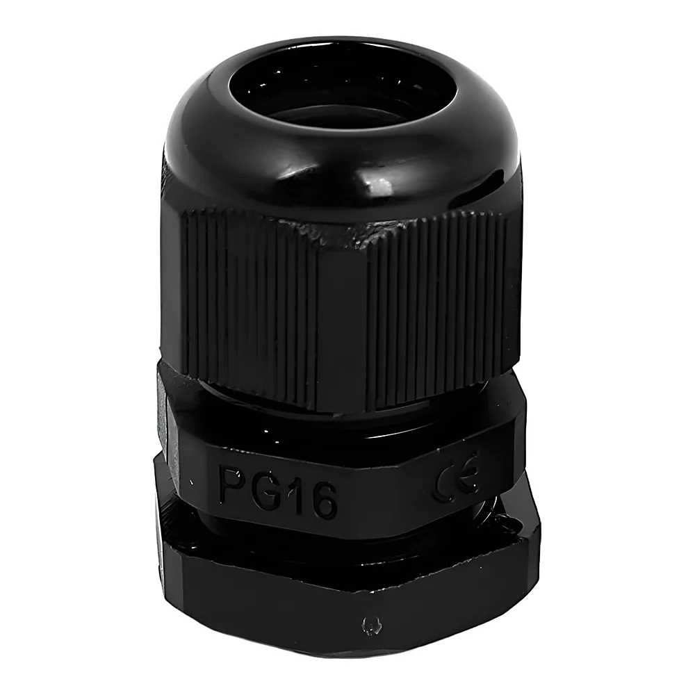 Кабельний ввід PG16 d10-14 мм IP68 чорний TECHNO SYSTEM TNSy5502543