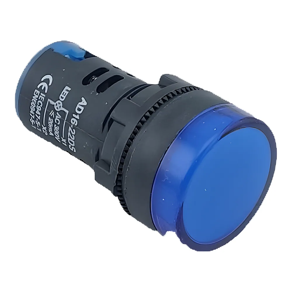Лампа AD22DS d22mm 380 В AC синій TECHNO SYSTEM TNSy5500469