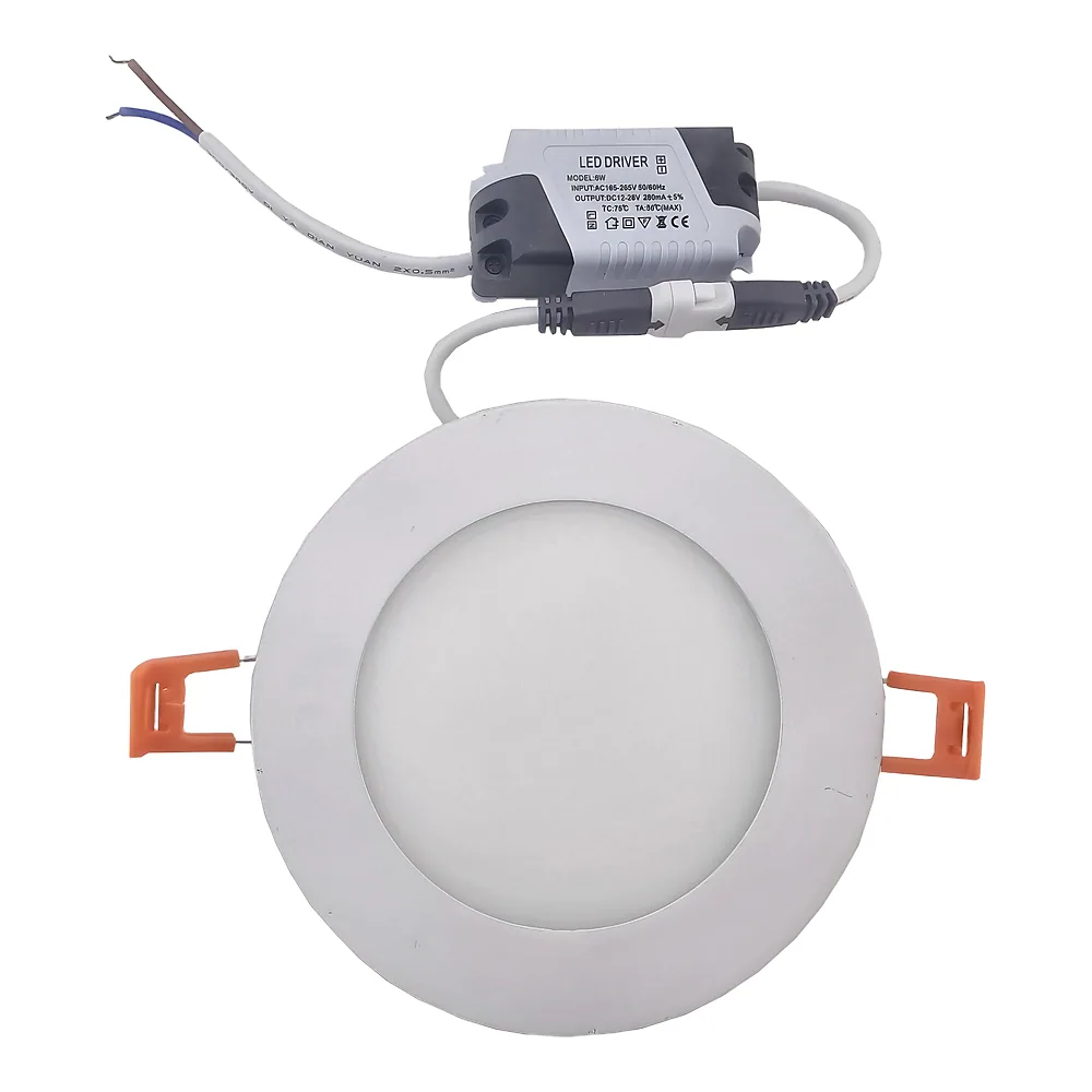 Світильник врізний LED Round Downlight 6 Вт-220V-420L-4000K Alum TECHNO SYSTEM TNSy5000125