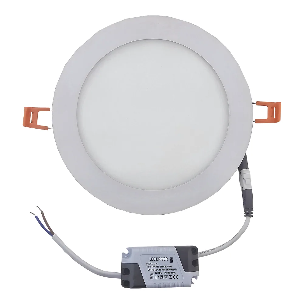 Світильник врізний LED Round Downlight 12 Вт-220V-850L-4000K Alum TECHNO SYSTEM TNSy5000126