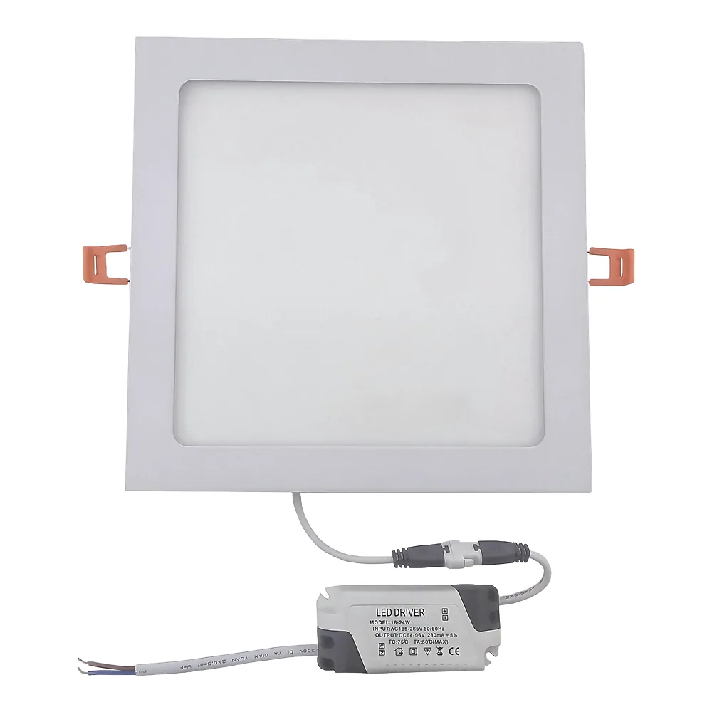 Світильник врізний LED Square Downlight 18 Вт-220V-1300L-4000K Alum TECHNO SYSTEM TNSy5000132