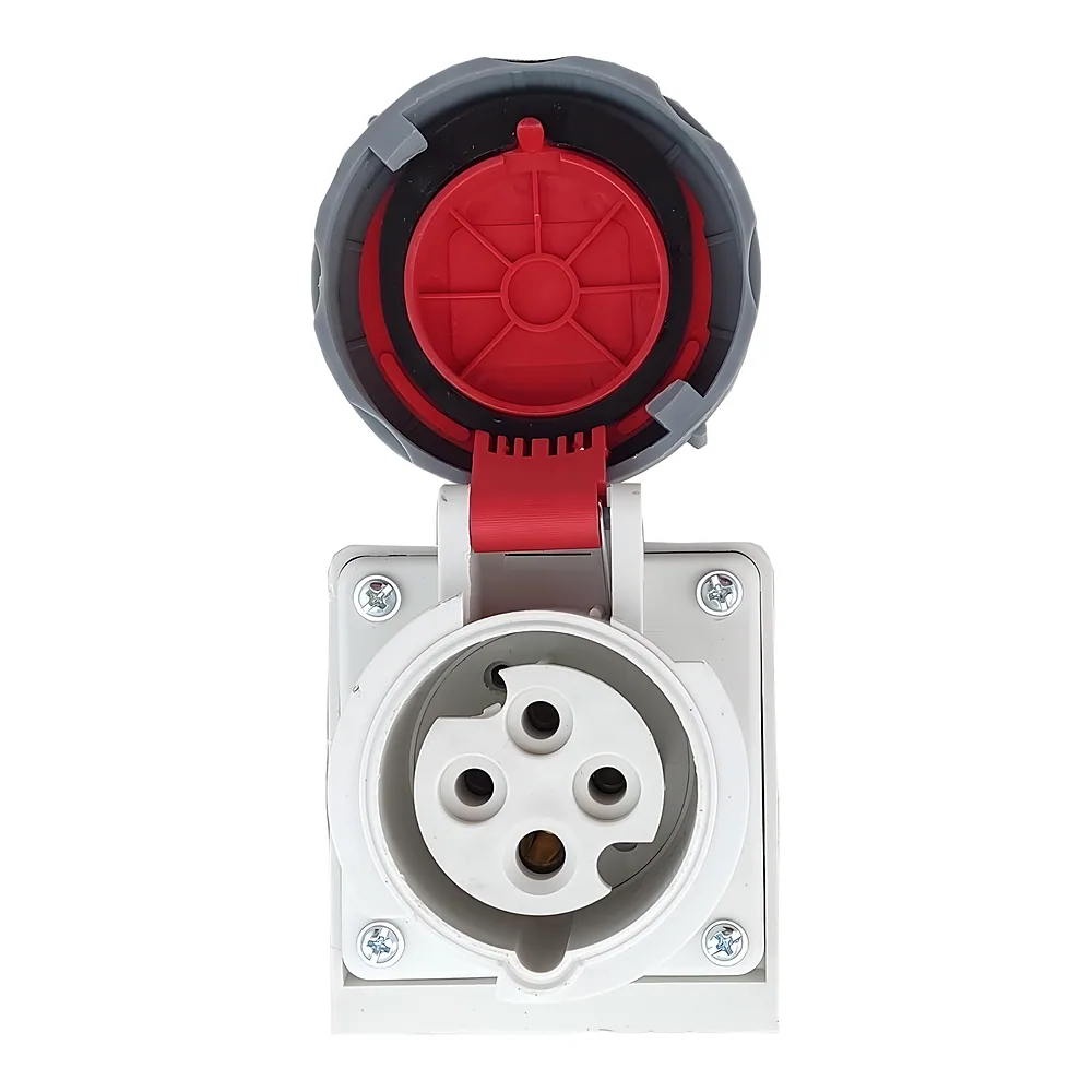 Розетка 1142 PRO стаціонарна 3P+PЕ 16 А 380 В IP67 TECHNO SYSTEM TNSy5502047