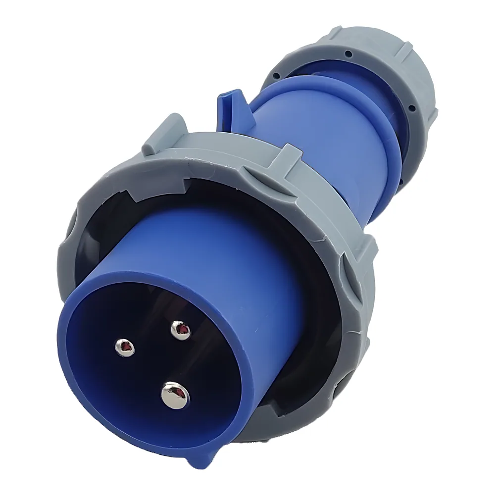 Вилка 0132 PRO 2P+PЕ 16 А 220 В IP67 TECHNO SYSTEM TNSy5502040