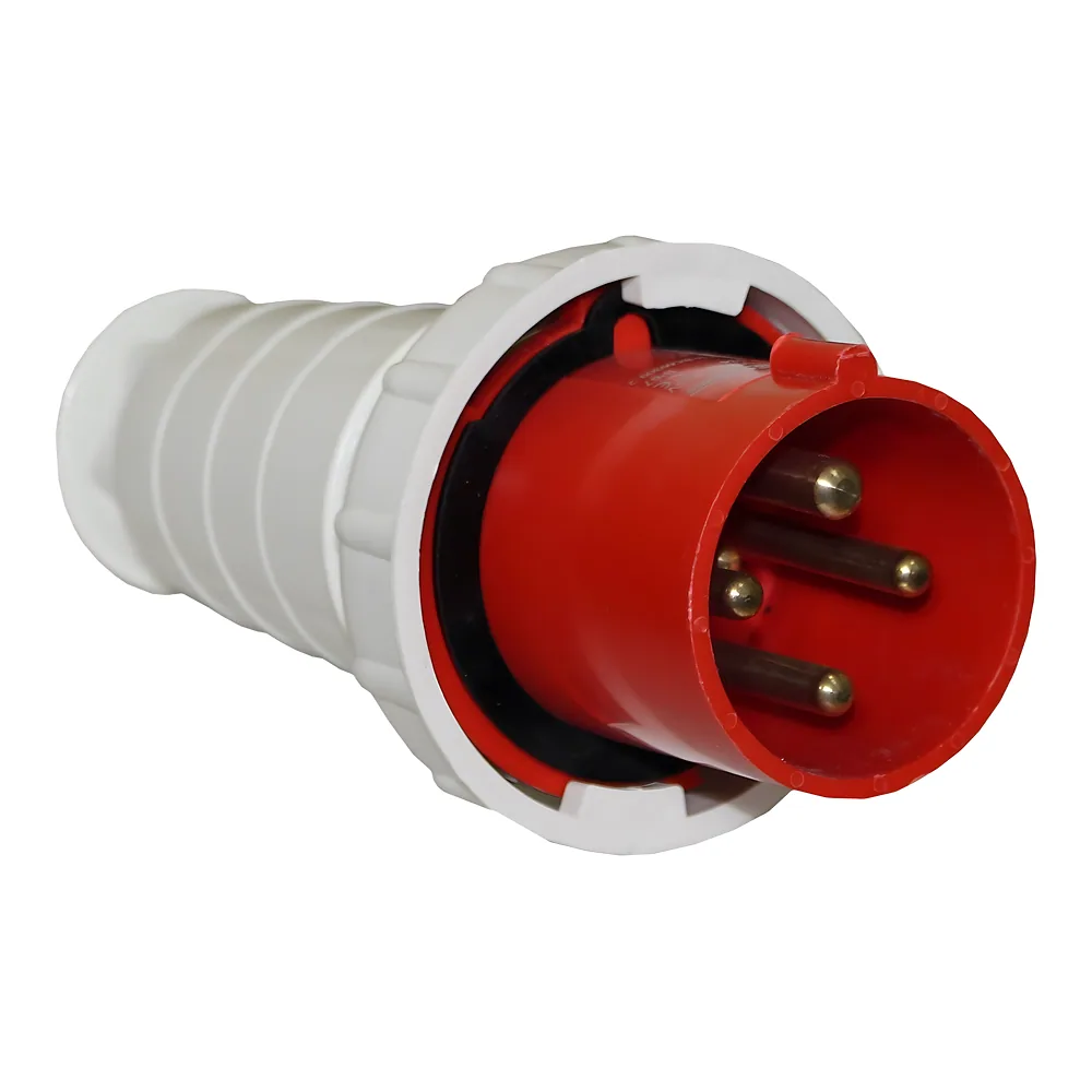 Вилка 034 3P+PЕ 63 А 380 В IP54 TECHNO SYSTEM TNSy5500439