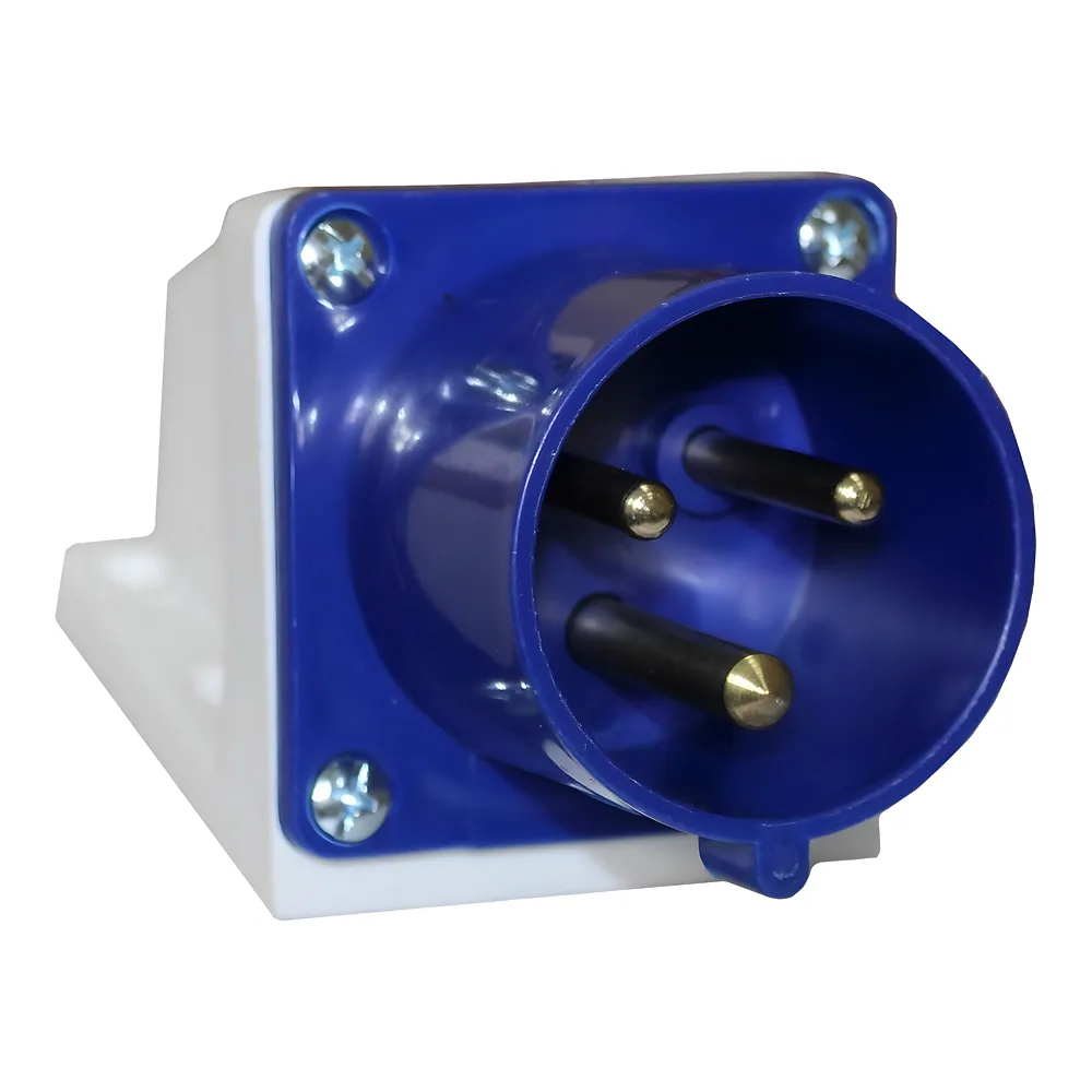 Вилка 523 стац 2P+PE 32 А 220 В IP44 TECHNO SYSTEM TNSy5500445