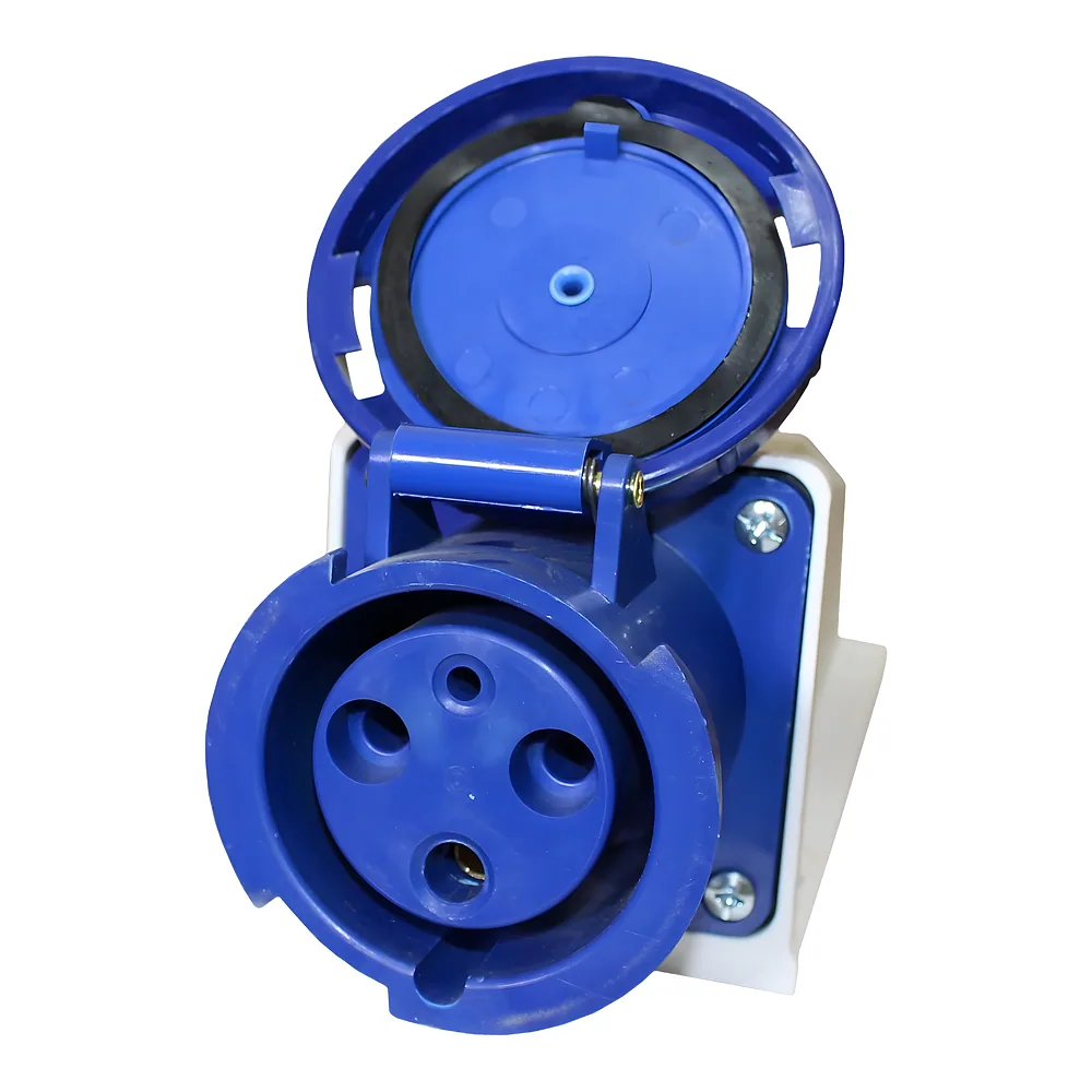 Розетка 133 стаціонарна 2P+PE 63 А 220 В IP67 TECHNO SYSTEM TNSy5500412