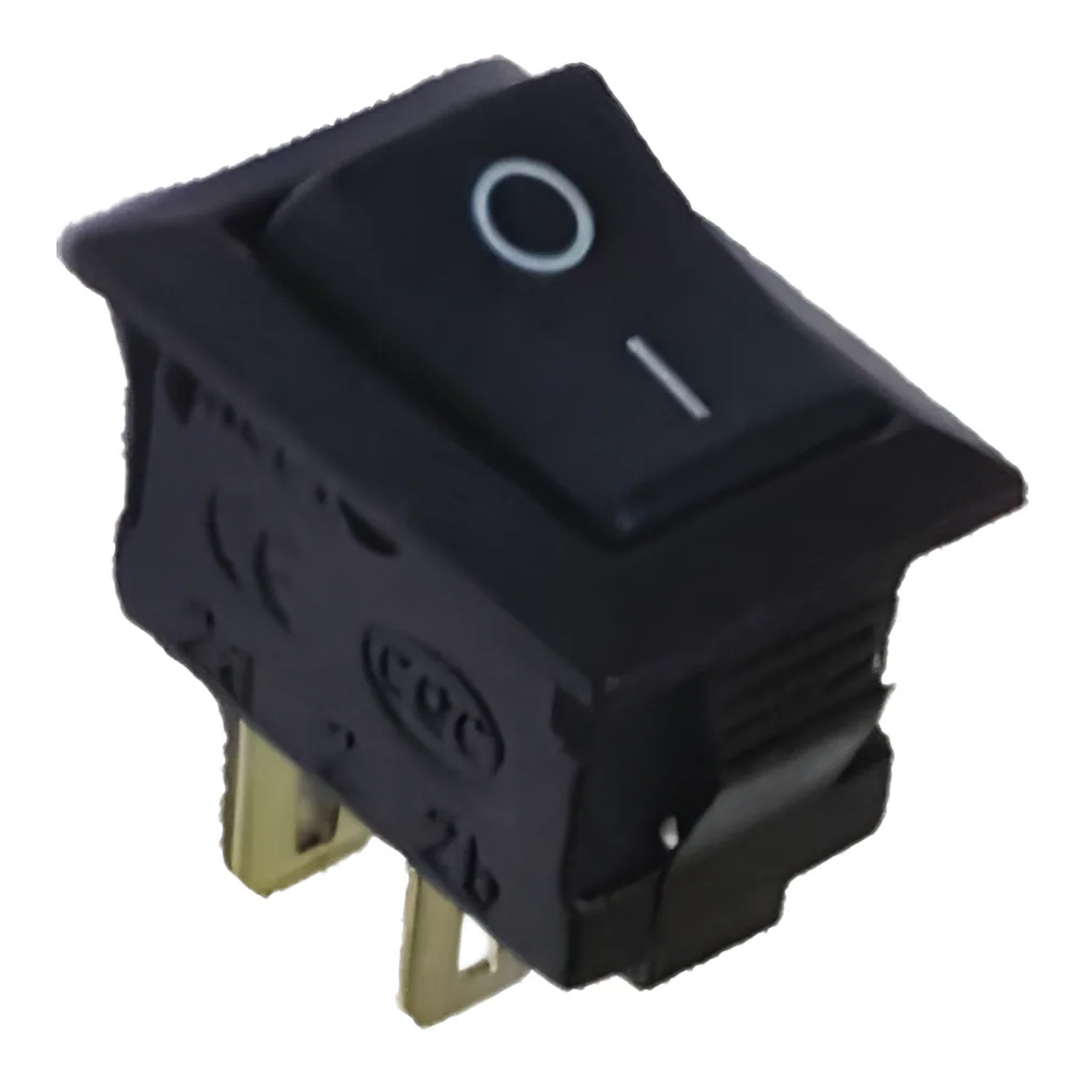 Перемикач KCD5-101 B/B Перемикач 1 клав чорний TECHNO SYSTEM TNSy5500862