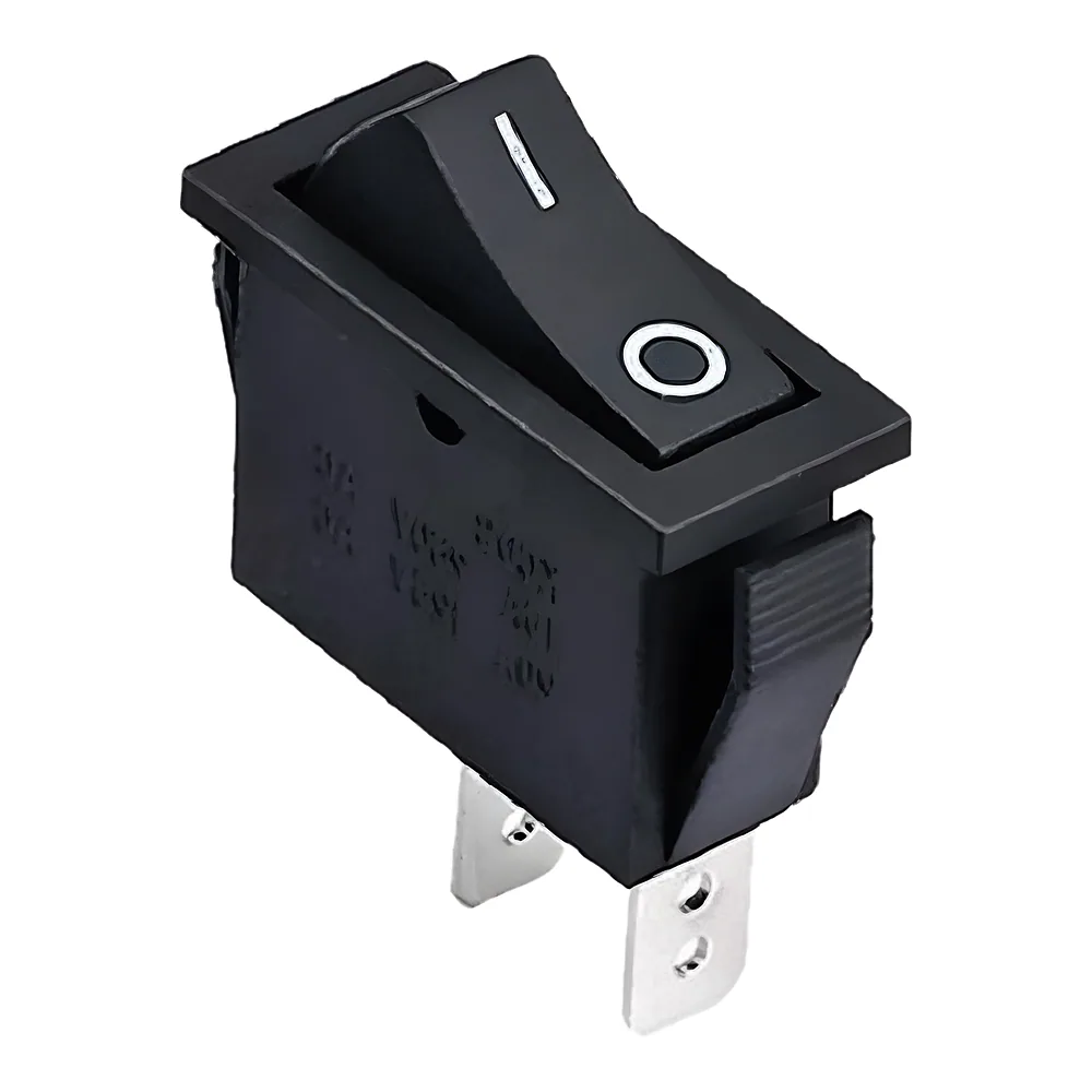 Перемикач KCD3-101 B/B Перемикач 1 клав чорний TECHNO SYSTEM TNSy5500825