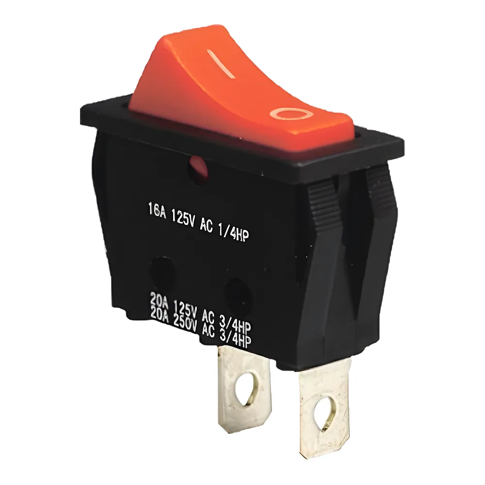 Перемикач KCD3-101 R/B Перемикач 1 клав червоний TECHNO SYSTEM TNSy5500826