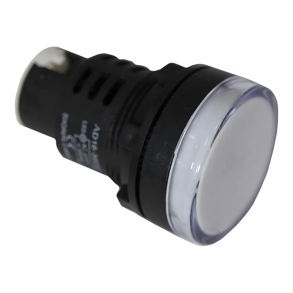 Лампа AD30DS d30mm 230 В AC біла TECHNO SYSTEM TNSy5506773