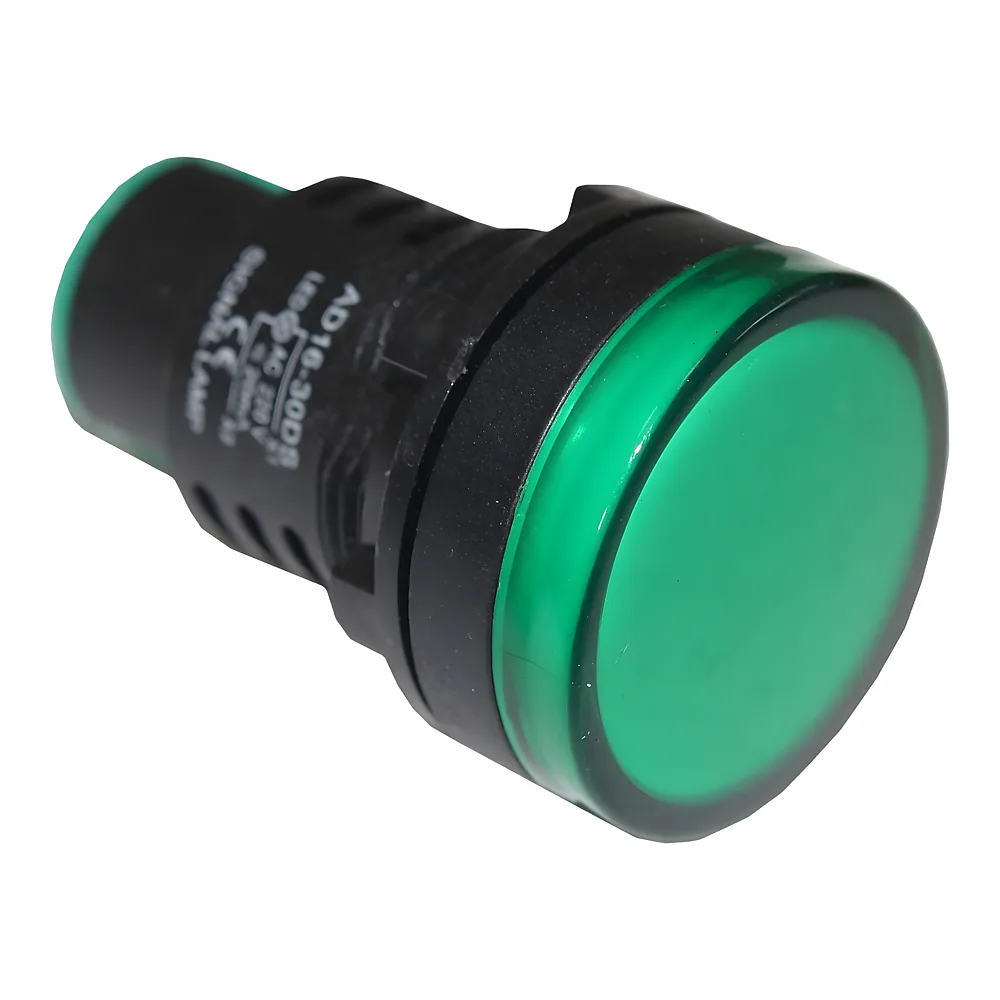 Лампа AD30DS d30mm 230 В AC зелений TECHNO SYSTEM TNSy5506775