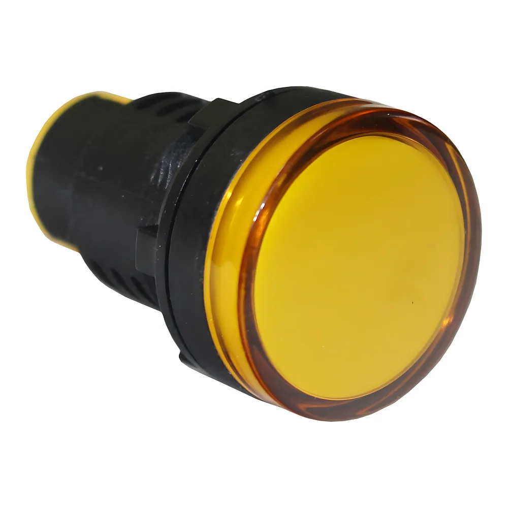 Лампа AD30DS d30mm 230 В AC жовтий TECHNO SYSTEM TNSy5506774