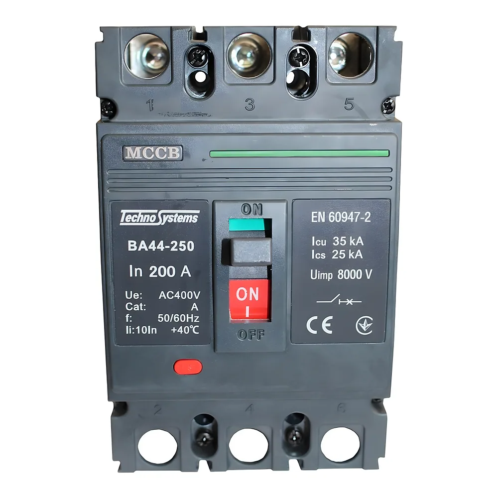 Автоматичний вимикач ВА44-250 3P 200 А 35кА TECHNO SYSTEM TNSy5506732