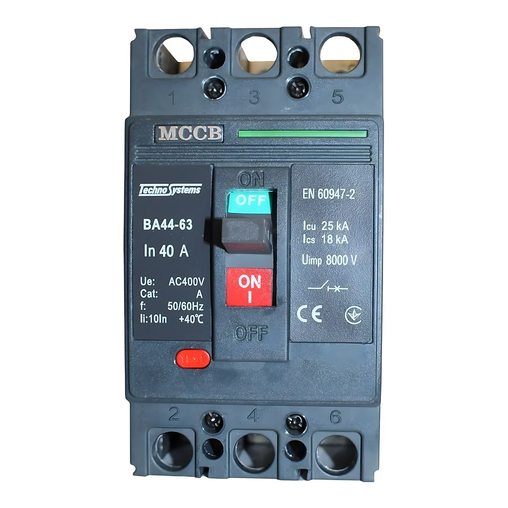 Автоматичний вимикач ВА44-63 3P 40 А 25кА TECHNO SYSTEM TNSy5506718