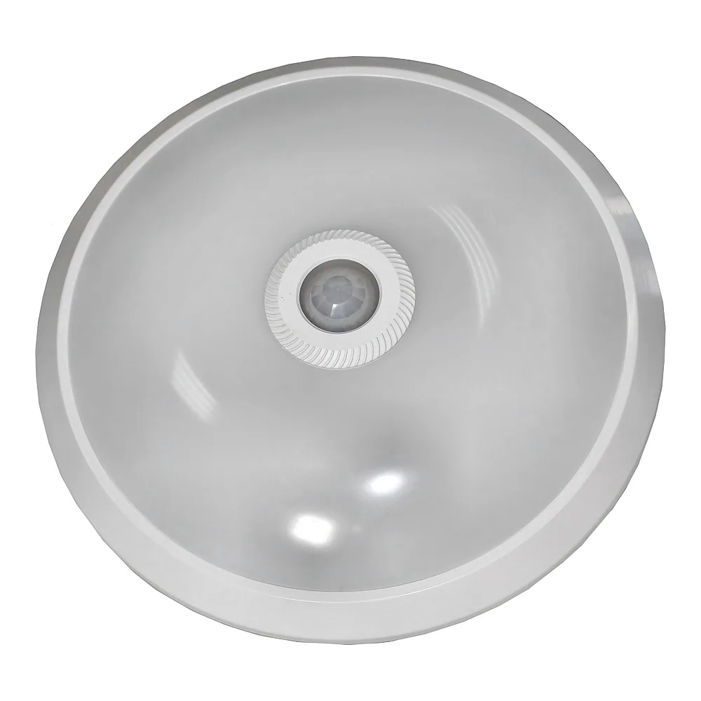 Світильник LED-Round-D295-60-6500K-15W-230V-1350L (з датчиком руху 360 градусів 6 м.) (5H 65L bat: 3,7 В 1,2 А) TECHNO SYSTEM TNSy5001265