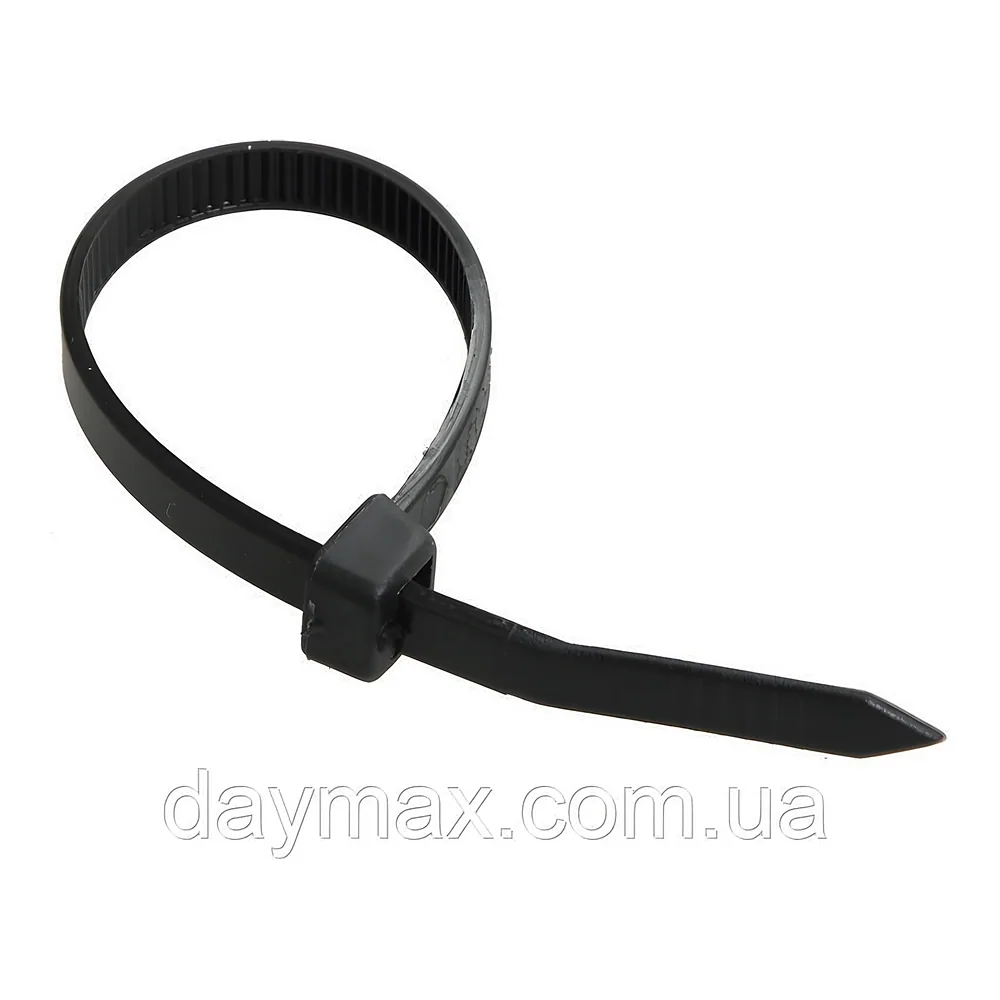 Хомут 4,8х400 нейлон чорний TECHNO SYSTEM TNSy5502797