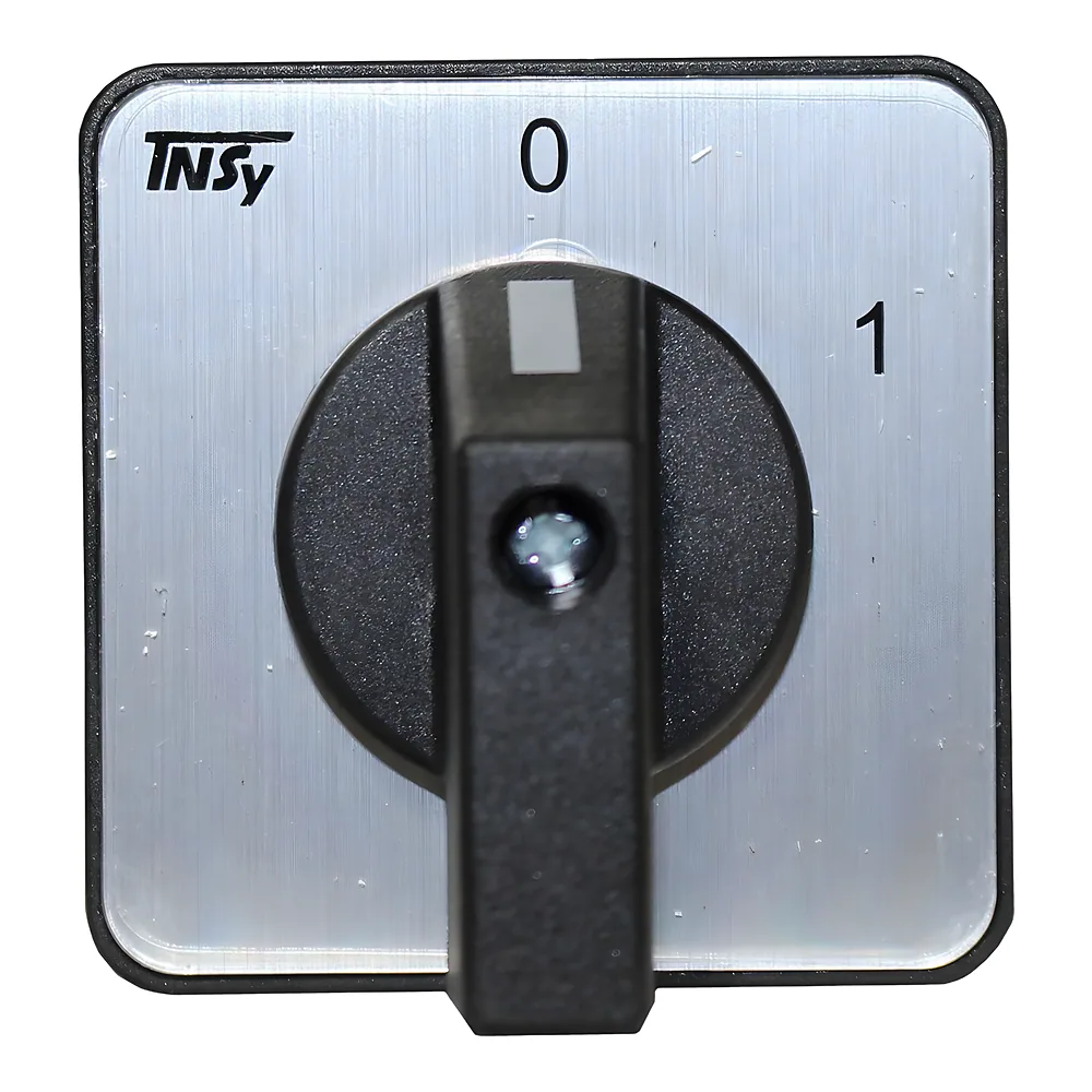 Кулачковий перемикач ПКП20-12/В 20 А «0-1» 2P/400B 60° 48х48 TECHNO SYSTEM TNSy5506630