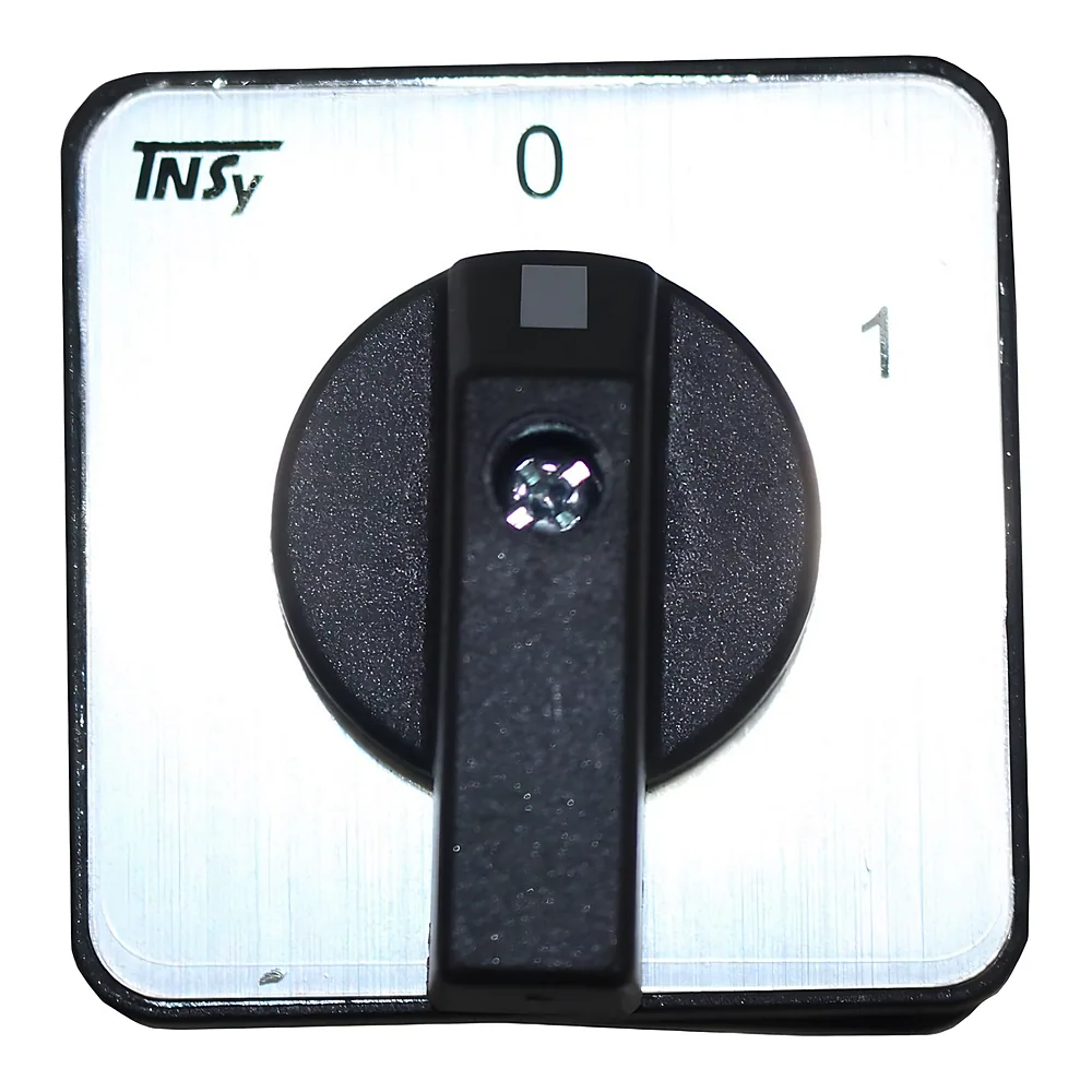Кулачковий перемикач ПКП20-11/В 20 А «0-1» 1P/400B 60° 48х48 TECHNO SYSTEM TNSy5506626