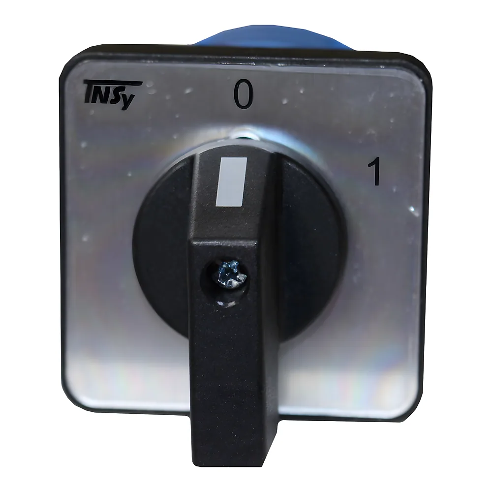 Кулачковий перемикач ПКП25-13/В 25 А «0-1» 3P/400B 60° 48х48 TECHNO SYSTEM TNSy5506635